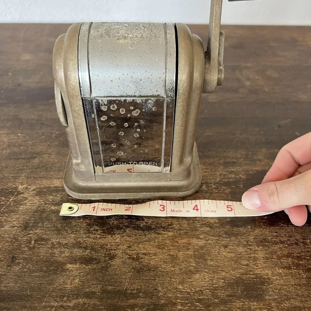 Vintage Boston Ranger 55 Pencil Sharpener 6 Hole Adjustable Point Selector USA